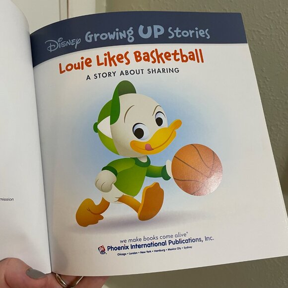 Disney - Louie Loves Basketball - Book - MUST BE BUNDLED, MARKED DOWN - Picture 2 of 3
